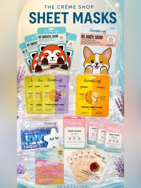 Random The Crème Shop Mask Sheets + Buyers Givy! Pick a number